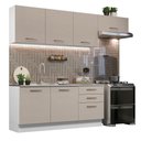 Ver mais imagens de Armário de Cozinha Completa 260cm Branco/crema Agata Madesa 02