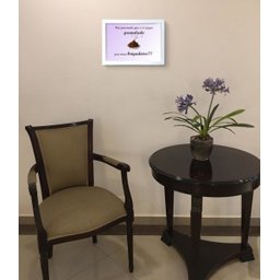 Quadro para Decoração Frases Irônicas 18 x 24 Moldura Branca - 2