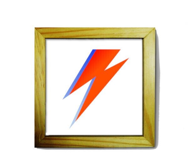 Quadro Raio Bowie 22x22 - 1