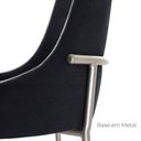 Ver imagem 3 de Sala de Jantar Mesa Selene Tampo 135cm Laminado com 4 Cadeiras Vicenza Moderna Mobilia