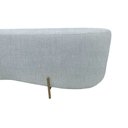 Ver imagem 5 de Puff Decorativo Orgânico Alana Linho Bege
