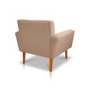 Ver imagem 5 de Kit 2 Poltronas Sala de Estar Bia Pés Palito Suede Capuccino M3 - Monari Design