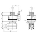 Ver imagem 4 de Cabeçote Angular 90° - 360° Porta Pinça Bt40 X Er-40 - 4.000 Rpm com Stop Block - Ah90-er-40