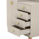 Ver imagem 4 de Comoda Roupeiro Espelho 120 Cm 2 Portas 20034 Fend Vlr