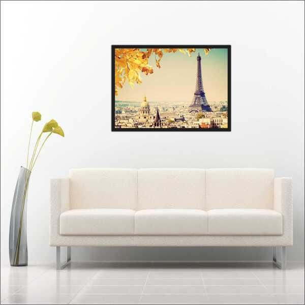 Quadro Decorativo Paris Torre Eiffel Com Moldura - 4