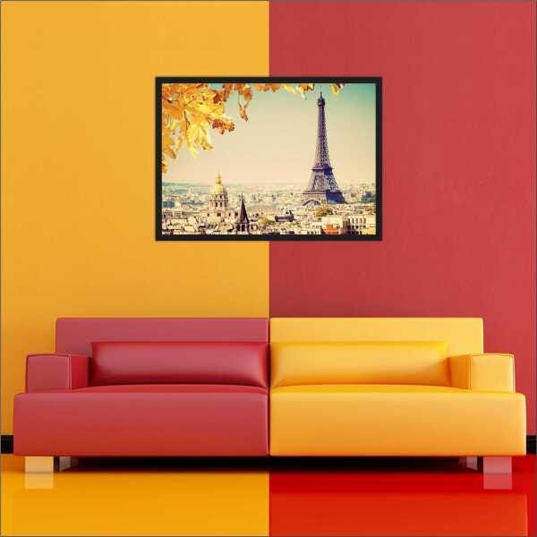Quadro Decorativo Paris Torre Eiffel Com Moldura - 3