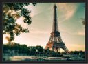 Ver imagem 1 de Quadro Decorativo Cidade Paris Torre Eiffel Com Moldura