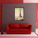 Ver imagem 2 de Quadro Decorativo Cidade Paris Torre Eiffel Com Moldura