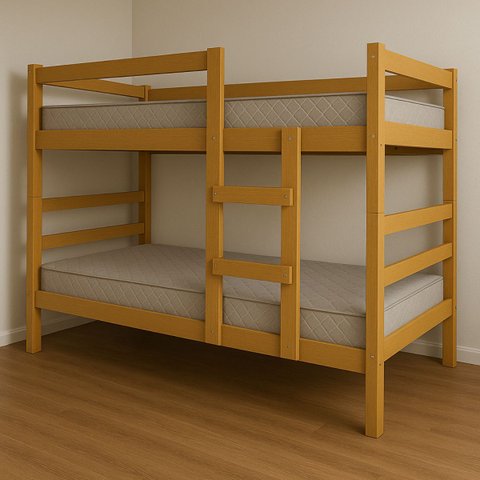 Beliche Petra com Colchões D33 Luxo Cor:cinamomo