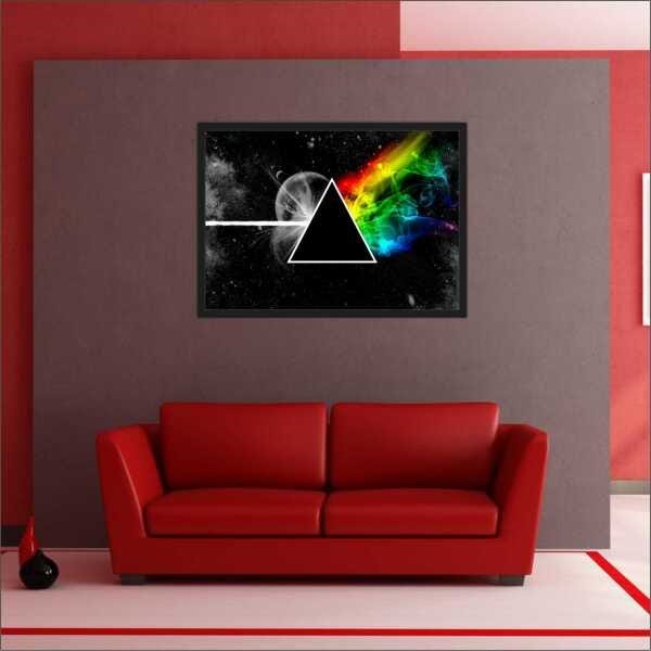 Quadro Decorativo Banda Pink Floyd Salas Decorações Salas Quartos - 4
