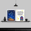 Ver imagem 2 de Kit 2 Quadros Pequeno Príncipe Frase 33x24cm - com vidro:Madeira preta
