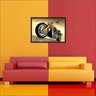 Quadro Decorativo Motos Motociclismo Vintage Retrô Salas Decorações Interiores Com Moldura - 2