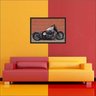 Quadro Decorativo Motos Motociclismo Vintage Retrô Salas Decorações Interiores Com Moldura - 4
