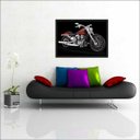 Ver imagem 3 de Quadro Decorativo Motos Motociclismo Vintage Retrô Salas Decorações Interiores Com Moldura