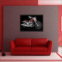 Ver imagem 2 de Quadro Decorativo Motos Motociclismo Vintage Retrô Salas Decorações Interiores Com Moldura