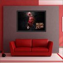 Ver imagem 3 de Quadro Decorativo Michael Jordan Basquete Salas Decorações Interiores Com Moldura