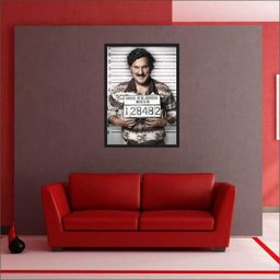 Quadro Decorativo Pablo Escobar Salas Decorações Interiores Com Moldura - 4