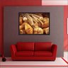 Quadro Decorativo Padarias Cafeterias Bolos Tortas Pães Gourmet Com Moldura - 5
