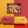 Quadro Decorativo Padarias Cafeterias Bolos Tortas Pães Gourmet Com Moldura - 3
