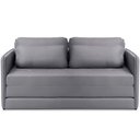 Ver imagem 1 de Poltrona Cama Casal Retrátil 2 Lugares 152cm Zora K01 Linho Soft Grafite - Lyam Decor