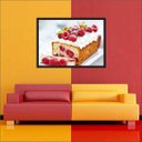 Ver imagem 2 de Quadro Decorativo Padarias Cafeterias Bolos Tortas Pães Gourmet Com Moldura