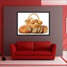 Quadro Decorativo Padarias Cafeterias Bolos Tortas Pães Gourmet Com Moldura - 4