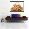 Quadro Decorativo Padarias Cafeterias Bolos Tortas Pães Gourmet Com Moldura - 1