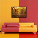 Ver imagem 3 de Quadro Decorativo Árvore Natureza Paisagens Salas Interiores Com Moldura Decorações