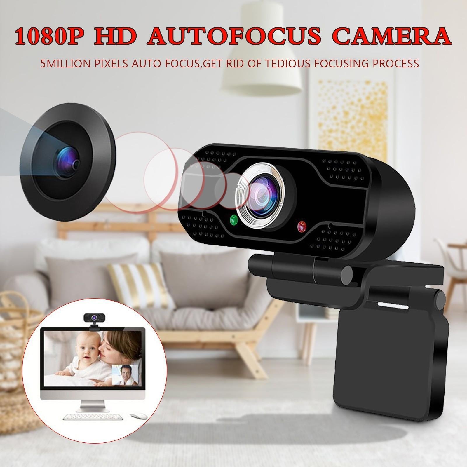 Webcam Completo Hd 1080P Câmera Web Com Microfone Usb Plug Câmeras De ...