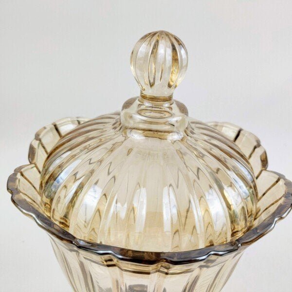 Bomboniere Pote Potiche Peça Decorativa Âmbar Espanha 26cm - 3