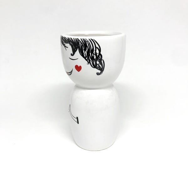 Vaso Mulher de Porcelana - 3
