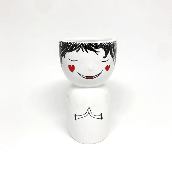 Vaso Mulher de Porcelana - 1