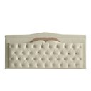 Ver imagem 1 de Cabeceira de Cama Box Painel Helena Queen 160 Cm Retro Capitonê Botão Encapados Suede Porcelana Eli