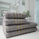 Ver mais imagens de 2 Jogos de 4 Toalhas 4 Banho 4 Rosto Dubai 100% Algodão VD+CZ