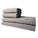 Ver imagem 5 de 2 Jogos de 4 Toalhas 4 Banho 4 Rosto Dubai 100% Algodão VD+CZ