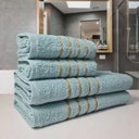 Ver imagem 7 de 2 Jogos de 4 Toalhas 4 Banho 4 Rosto Dubai 100% Algodão VD+CZ