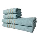 Ver imagem 4 de 2 Jogos de 4 Toalhas 4 Banho 4 Rosto Dubai 100% Algodão VD+CZ