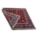 Ver imagem 5 de Tapete Persa Tabriz Feito À Mão Vermelho e Azul 305x305cm