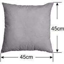 Kit 2 Almofadas Decorativas Jacquar Sued Preto 45x45 Silicone - 2