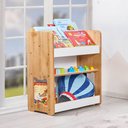 Ver imagem 3 de Móveis Infantil Prateleira Dupla Livros Baú de Brinquedos