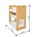 Ver imagem 2 de Móveis Infantil Prateleira Dupla Livros Baú de Brinquedos