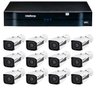 Kit 12 Câmeras IP Full HD Intelbras VIP 1220 B G3 + NVD 1216 - 1