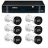 Kit 06 Câmeras IP Full HD Intelbras VIP 3220 B + NVD 1208 - 1