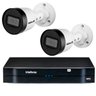 Kit 02 Câmeras IP Full HD Intelbras VIP 3220 B + NVD 1204 - 1