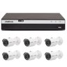 Kit 6 Câmeras de Segurança 4MP 2k Intelbras VHD 3430 B + DVR Intelbras 4K - 1