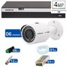 Kit 6 Câmeras de Segurança 4MP 2k Intelbras VHD 3430 B + DVR Intelbras 4K - 2