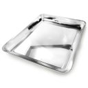Ver imagem 1 de Assadeira Retangular 50x40x4,5 Inox Bolo Torta Forno Ke Home 3111-5040-1