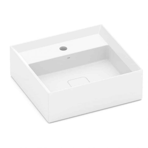 Cuba de Apoio Retangular com Mesa 450x420 Incepa Platinum P6 Blanco Matte 1450730621108