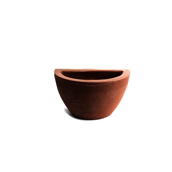 Kit Vaso Polietileno Jardim Vertical Marrom Com 6 - 1