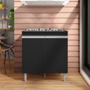 Ver imagem 5 de Balcão para Cooktop Andréia 2 Portas Preto Ajl